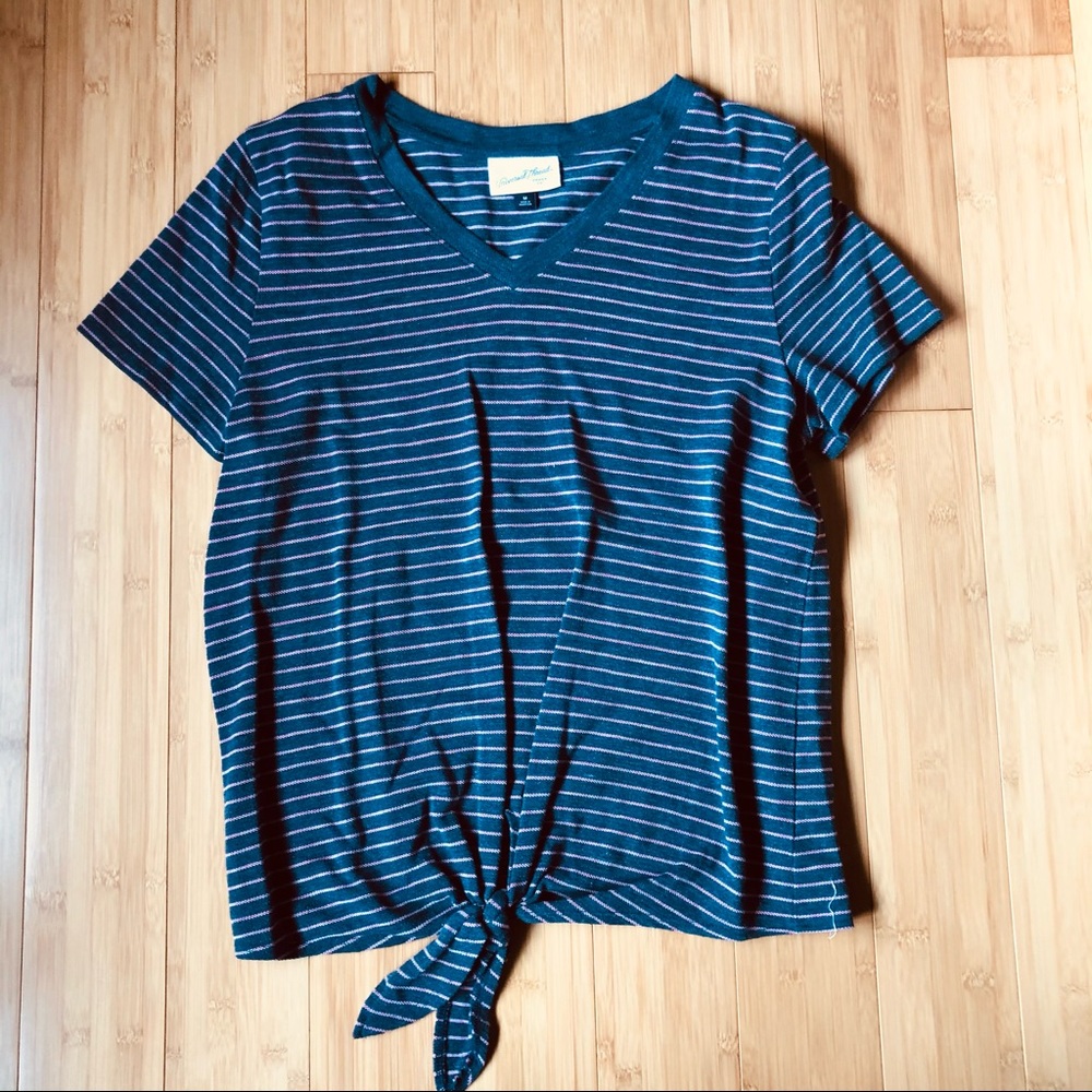 EUC Universal Thread Striped Top